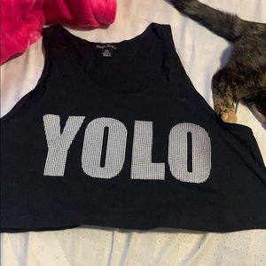 Black crop top from Virginia beach